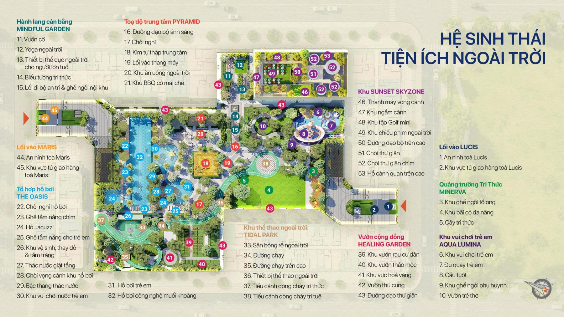 Dự án Tiện ích đa dạng dự án TT Genesis