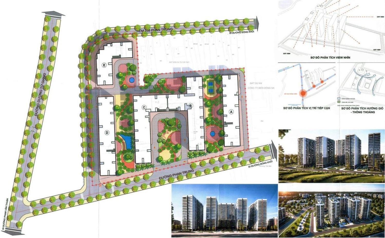 Mặt bằng dự án Bcons Central Park