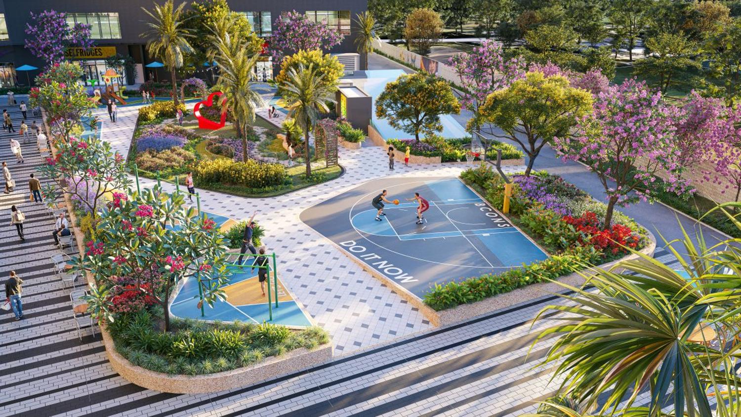 Tiện ích nội khu dự án Bcons Central Park
