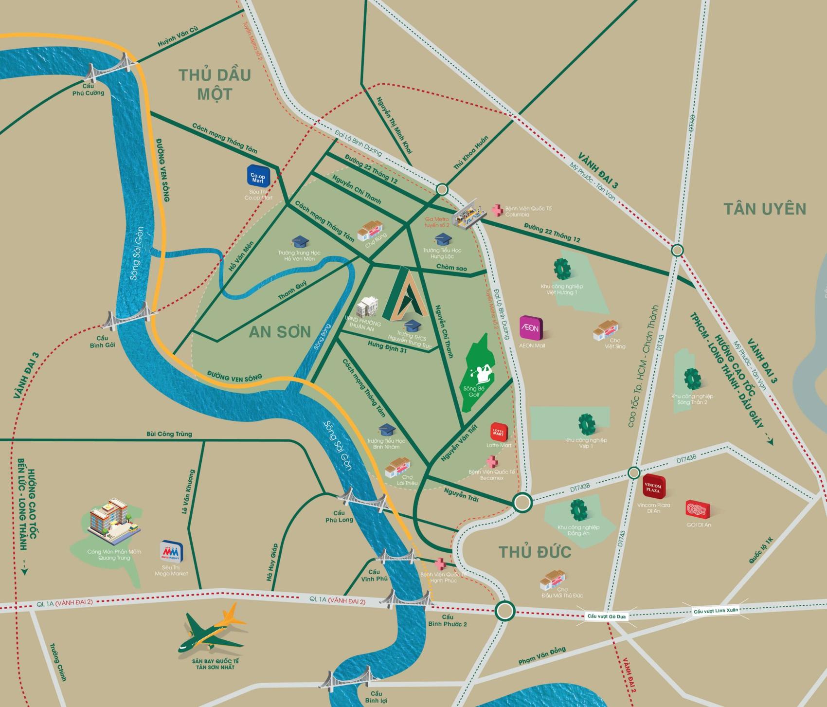 Vị trí dự án Norton Park