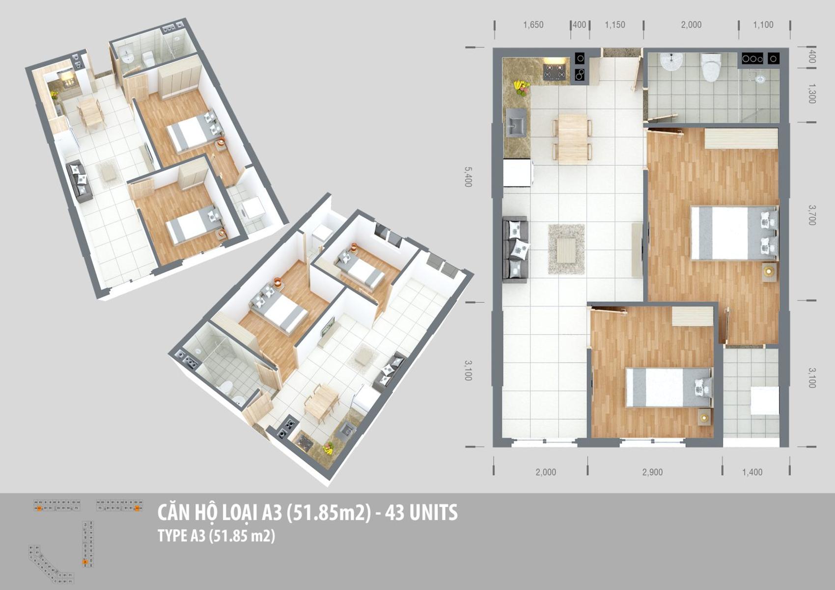 Mặt bằng & thiết kế Solena Green Town Bình Tân