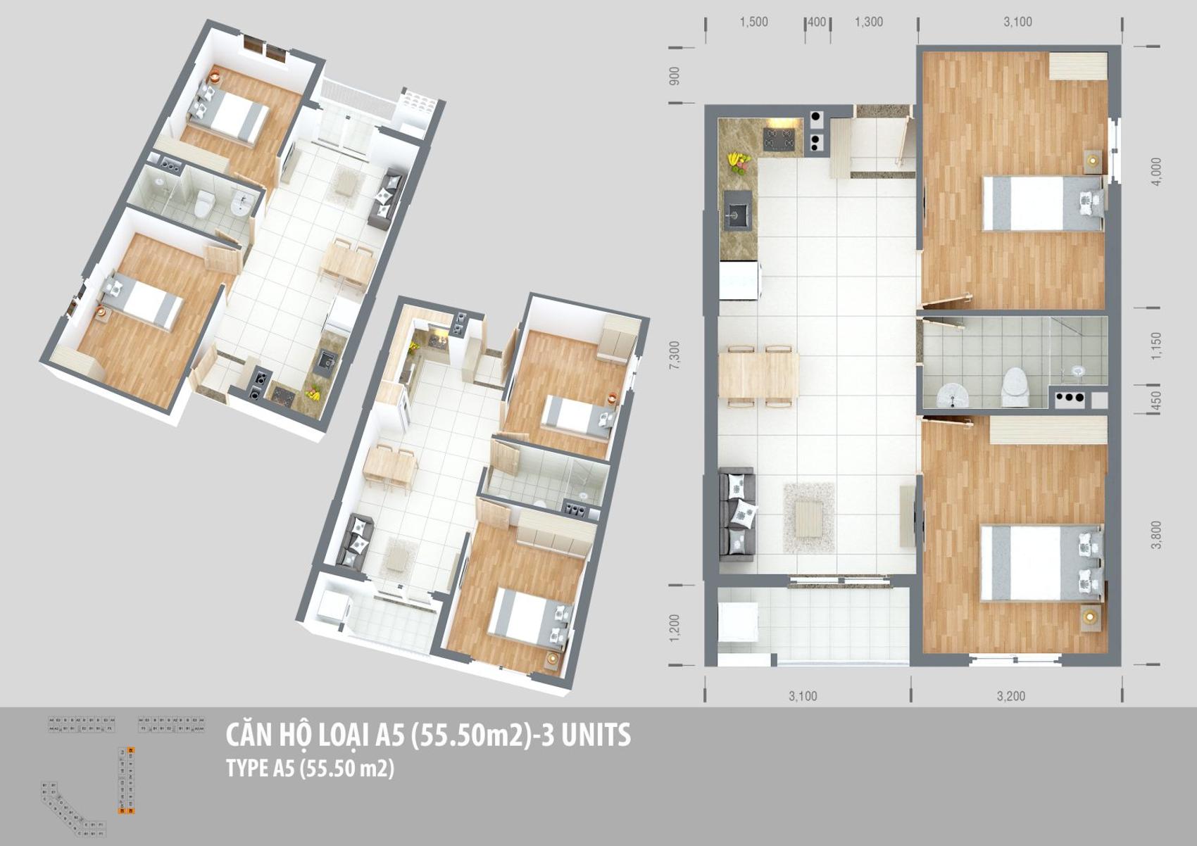 Mặt bằng & thiết kế Solena Green Town Bình Tân