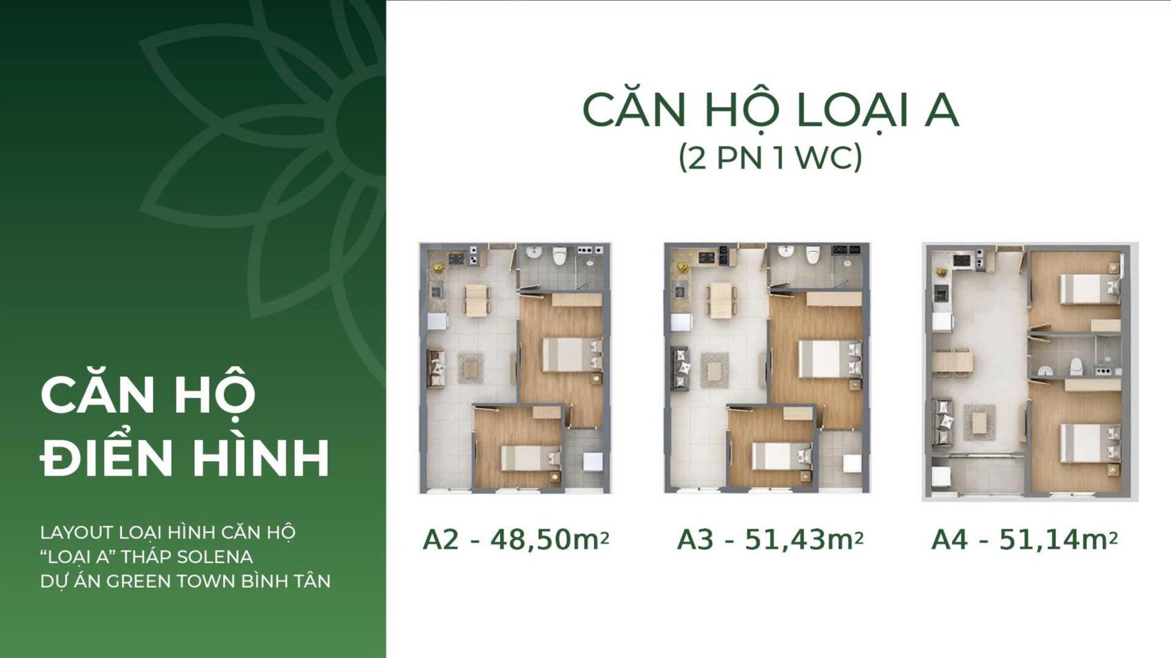 Mặt bằng & thiết kế Solena Green Town Bình Tân
