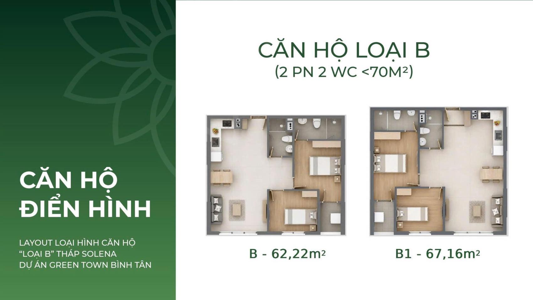 Mặt bằng & thiết kế Solena Green Town Bình Tân