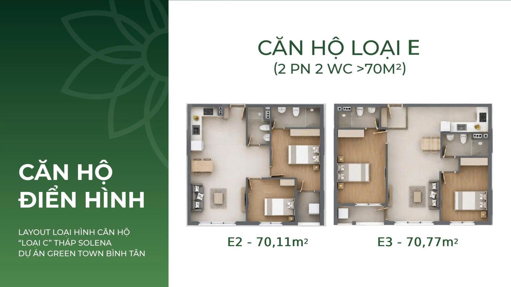 Mặt bằng & thiết kế Solena Green Town Bình Tân