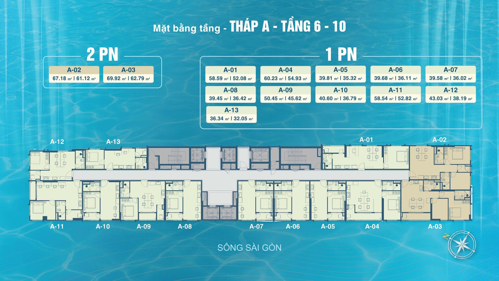 Dự án Mặt bằng dự án Serena Riverside