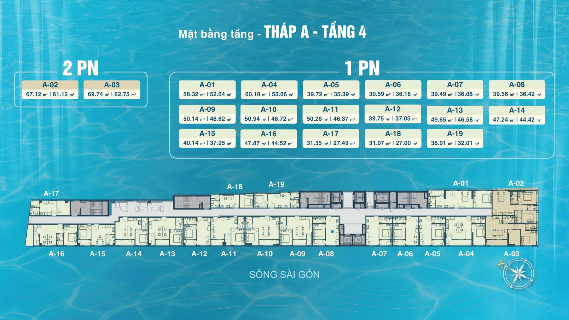 Dự án Mặt bằng dự án Serena Riverside