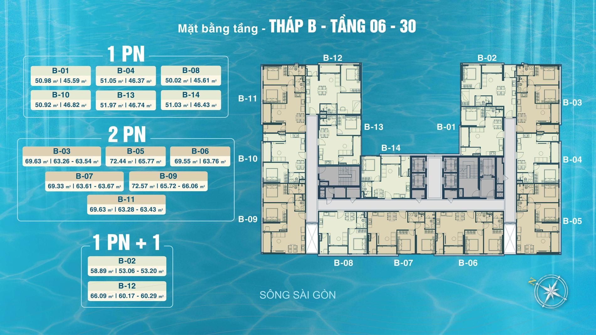 Dự án Mặt bằng dự án Serena Riverside