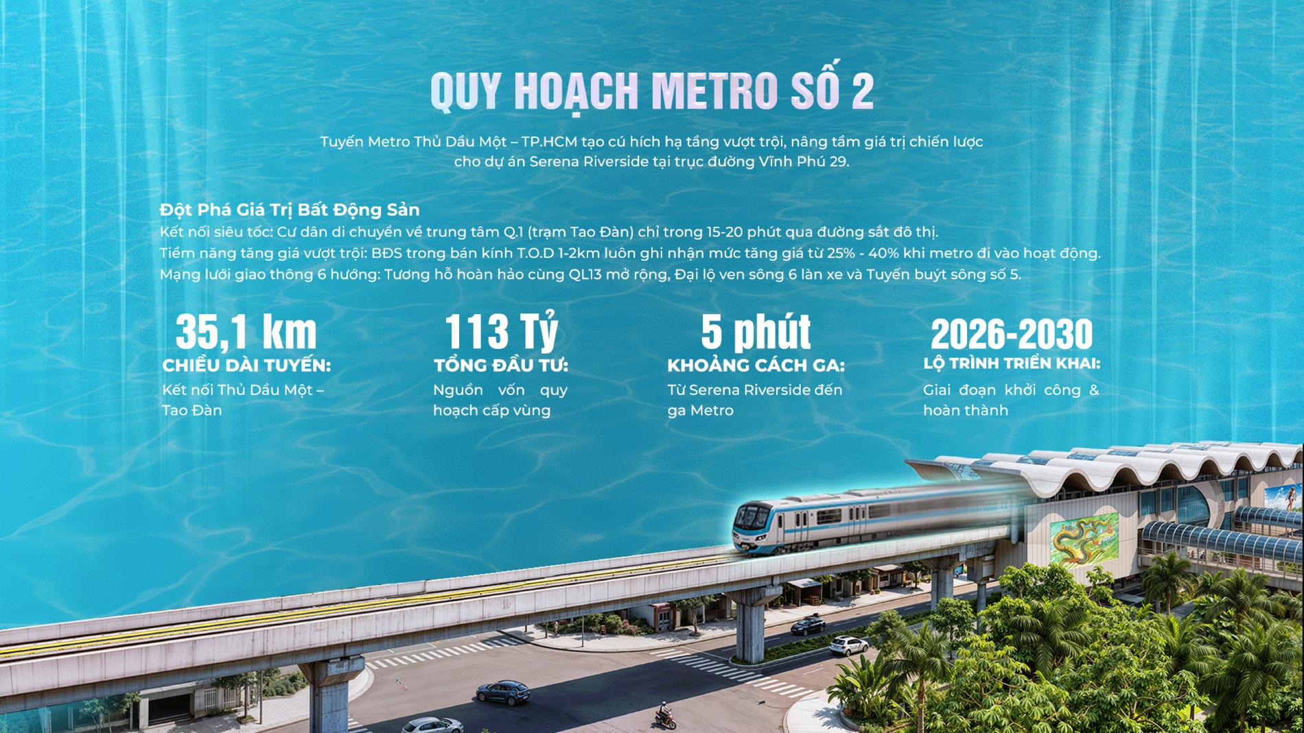 Dự án Vị trí chiến lược dự án Serena Riverside
