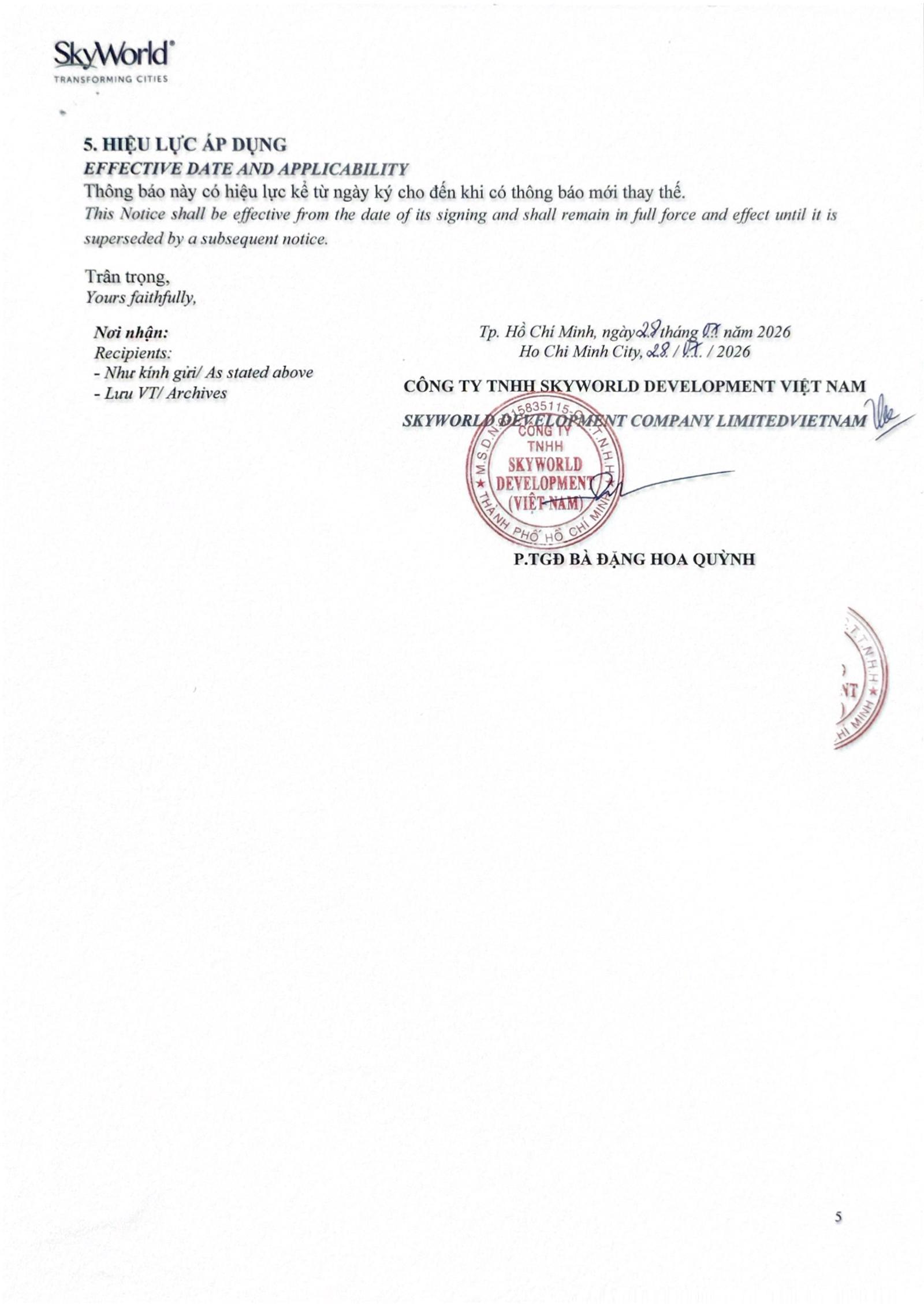 Dự án Chính sách Skysolis