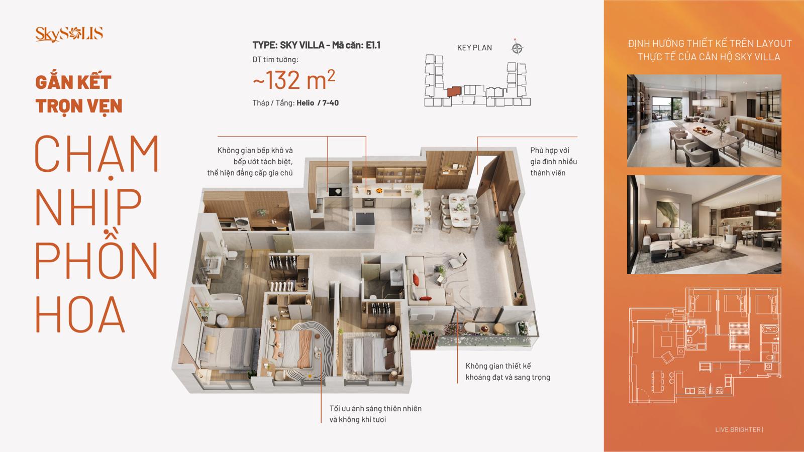 Dự án Mặt bằng & thiết kế căn hộ Skysolis