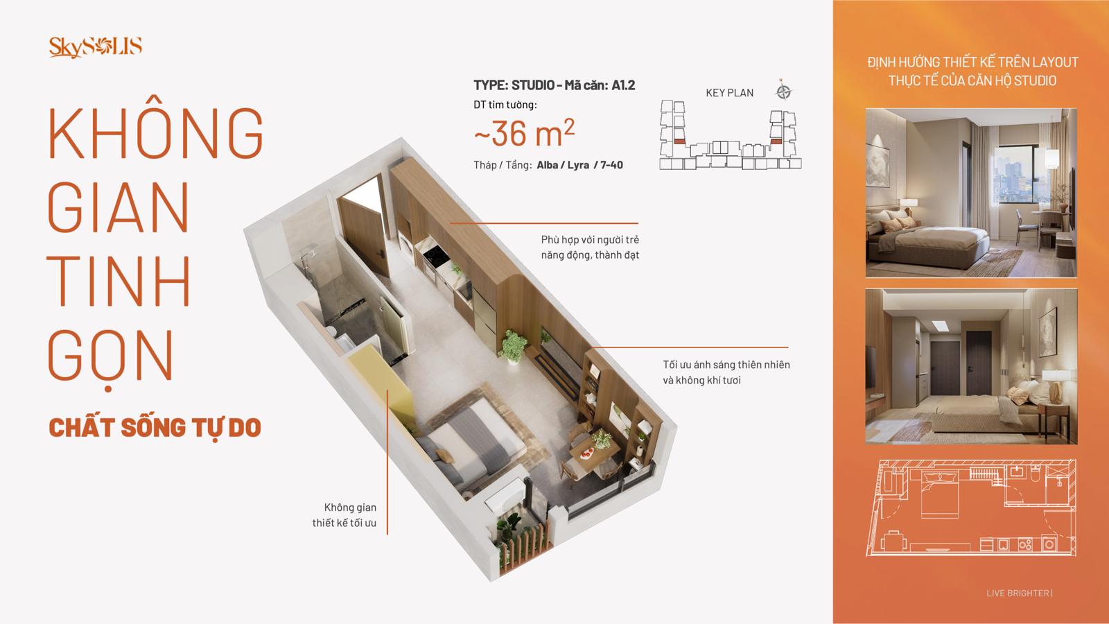 Dự án Mặt bằng & thiết kế căn hộ Skysolis