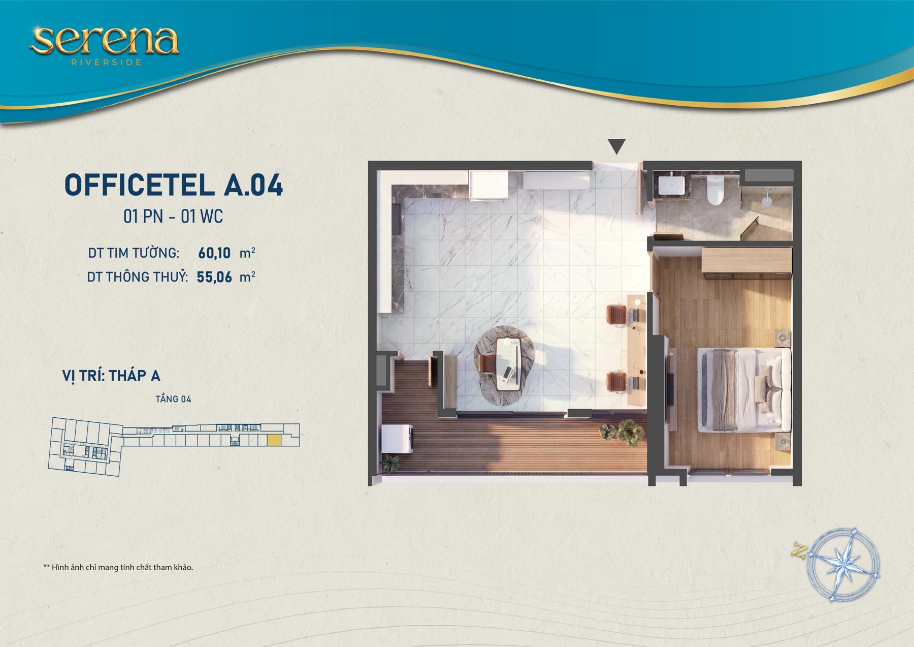Dự án Thiết kế Officetel Serena Riverside