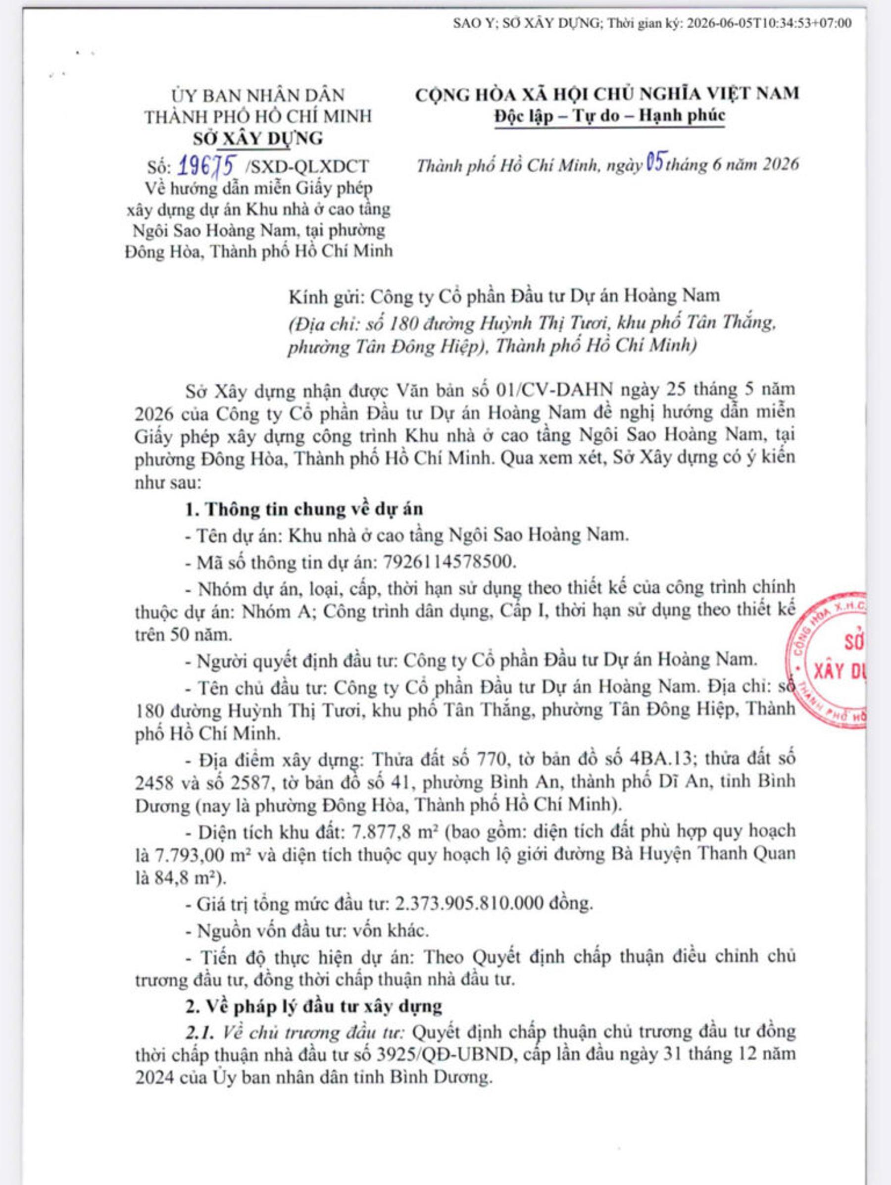 Dự án Pháp lý chuẩn Bcons Aria