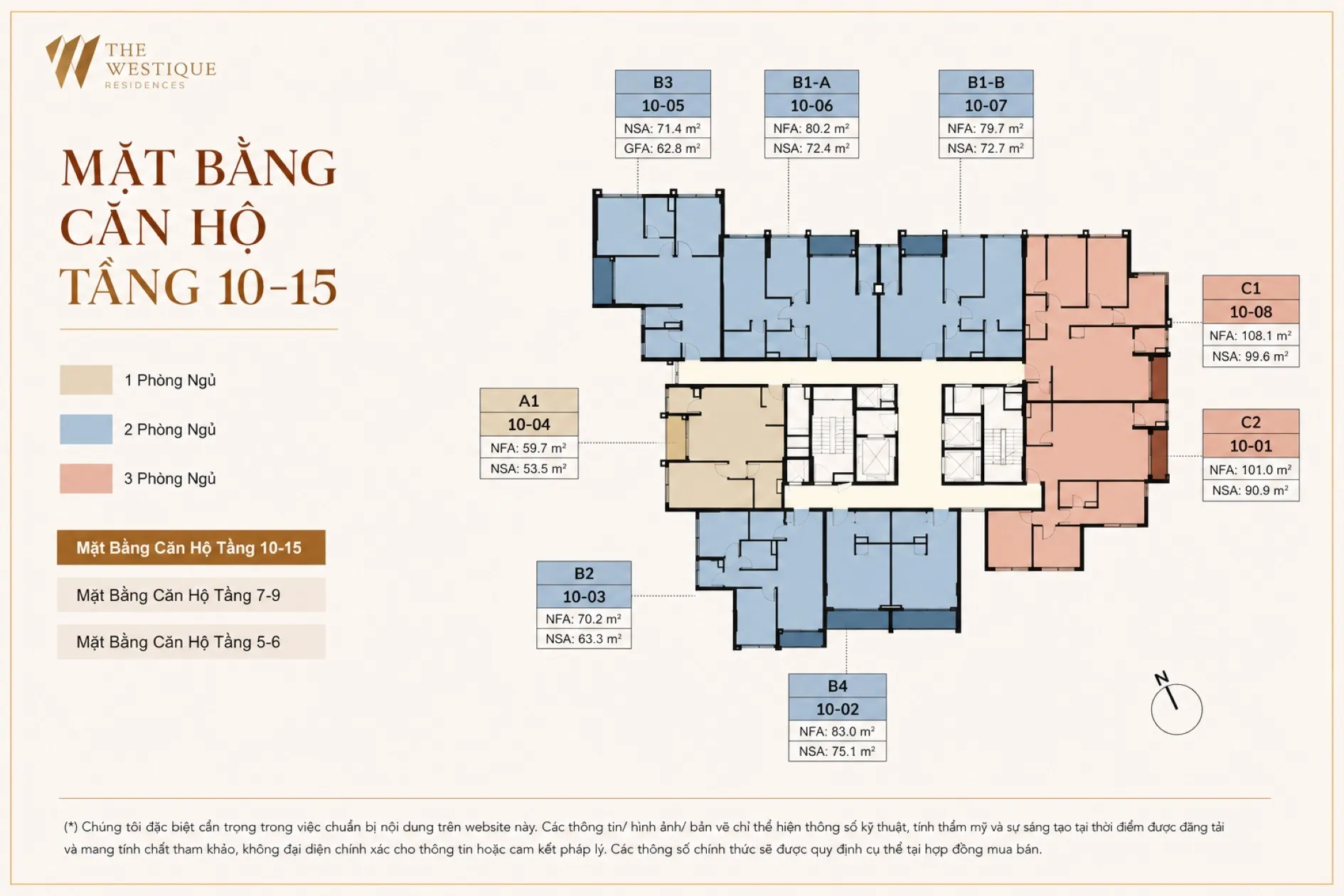 The Westique Residences Mặt bằng & Thiết kế dự án The Westique Residences