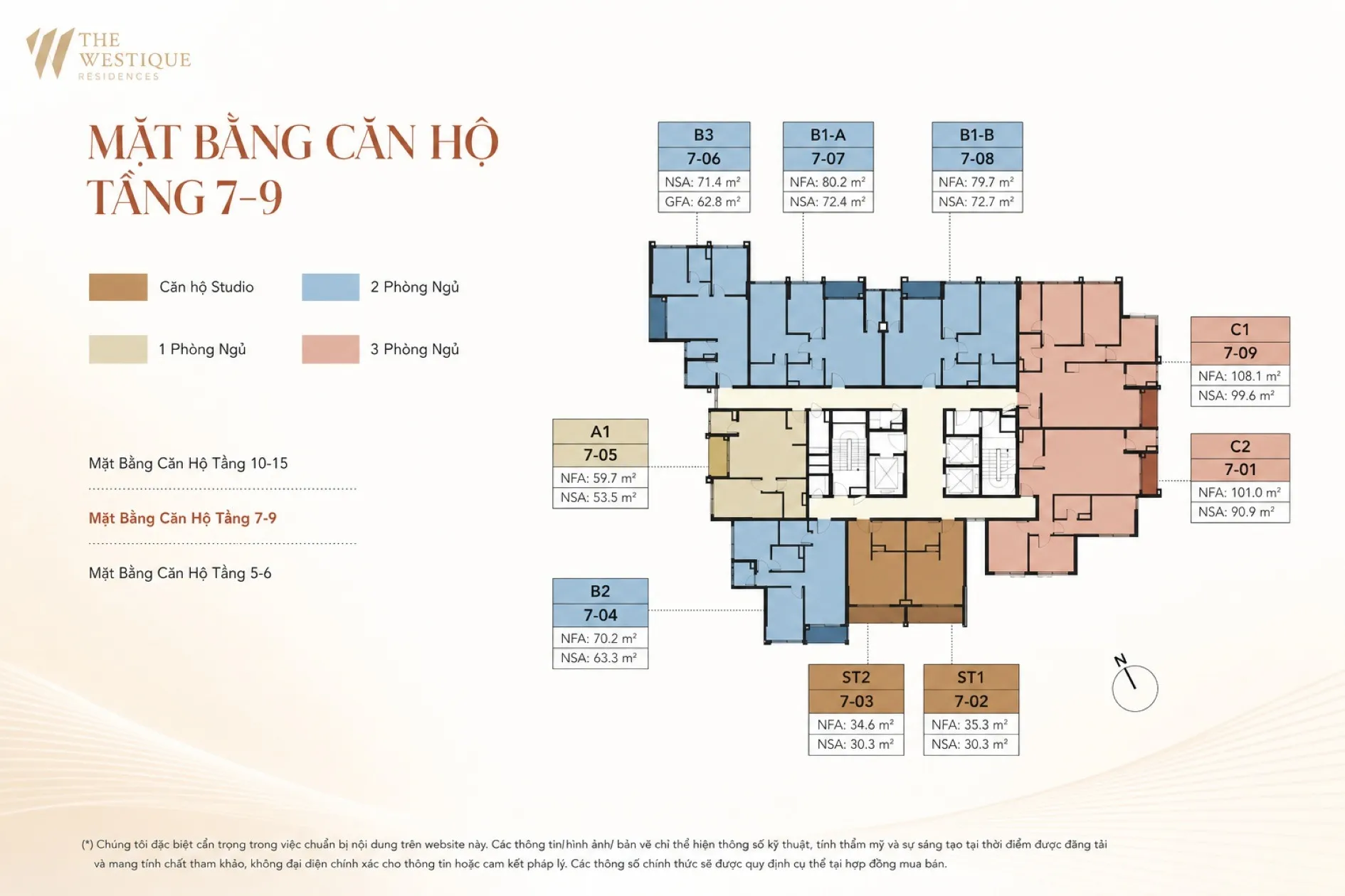 The Westique Residences Mặt bằng & Thiết kế dự án The Westique Residences