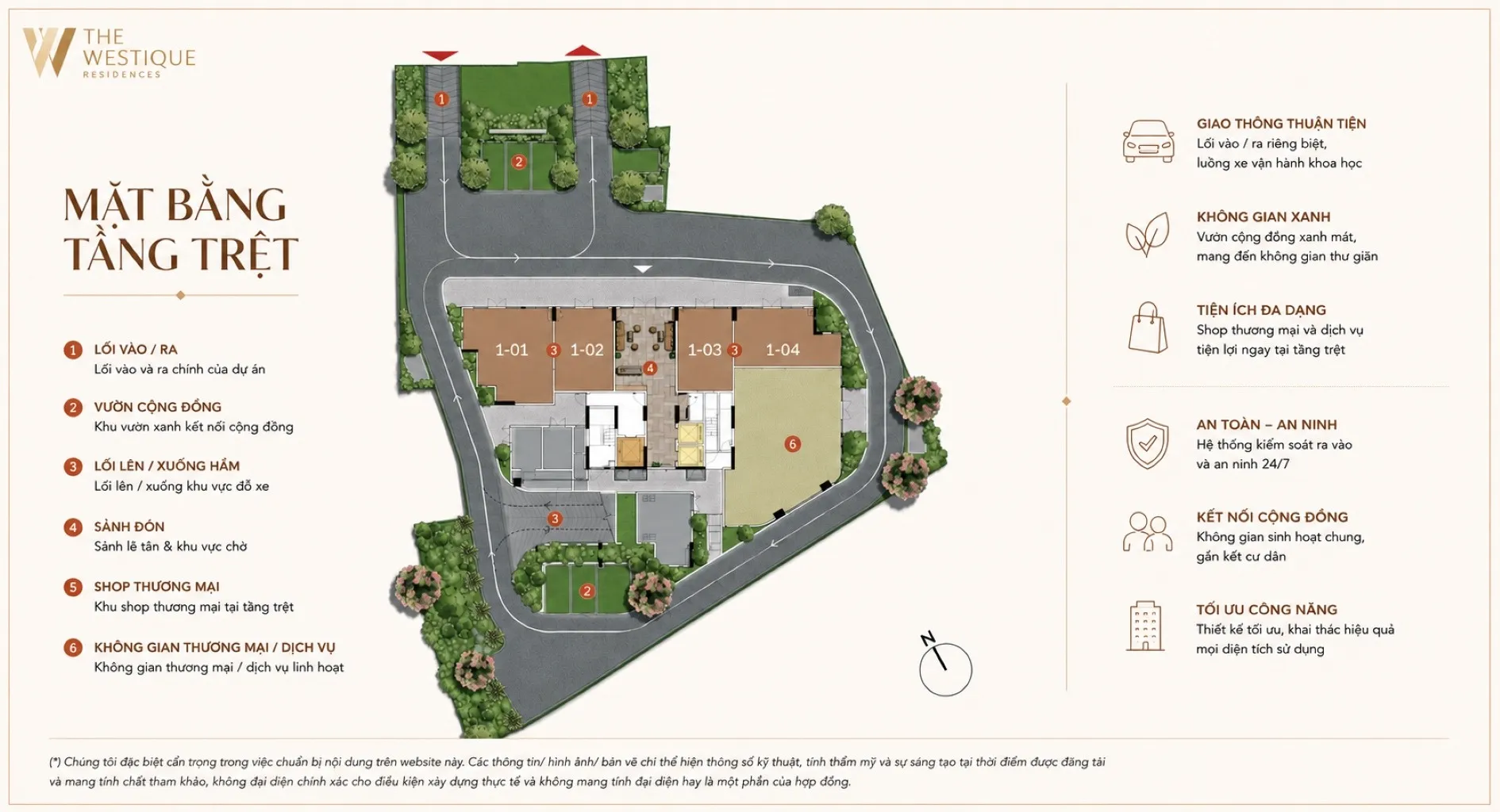 The Westique Residences Mặt bằng & Thiết kế dự án The Westique Residences