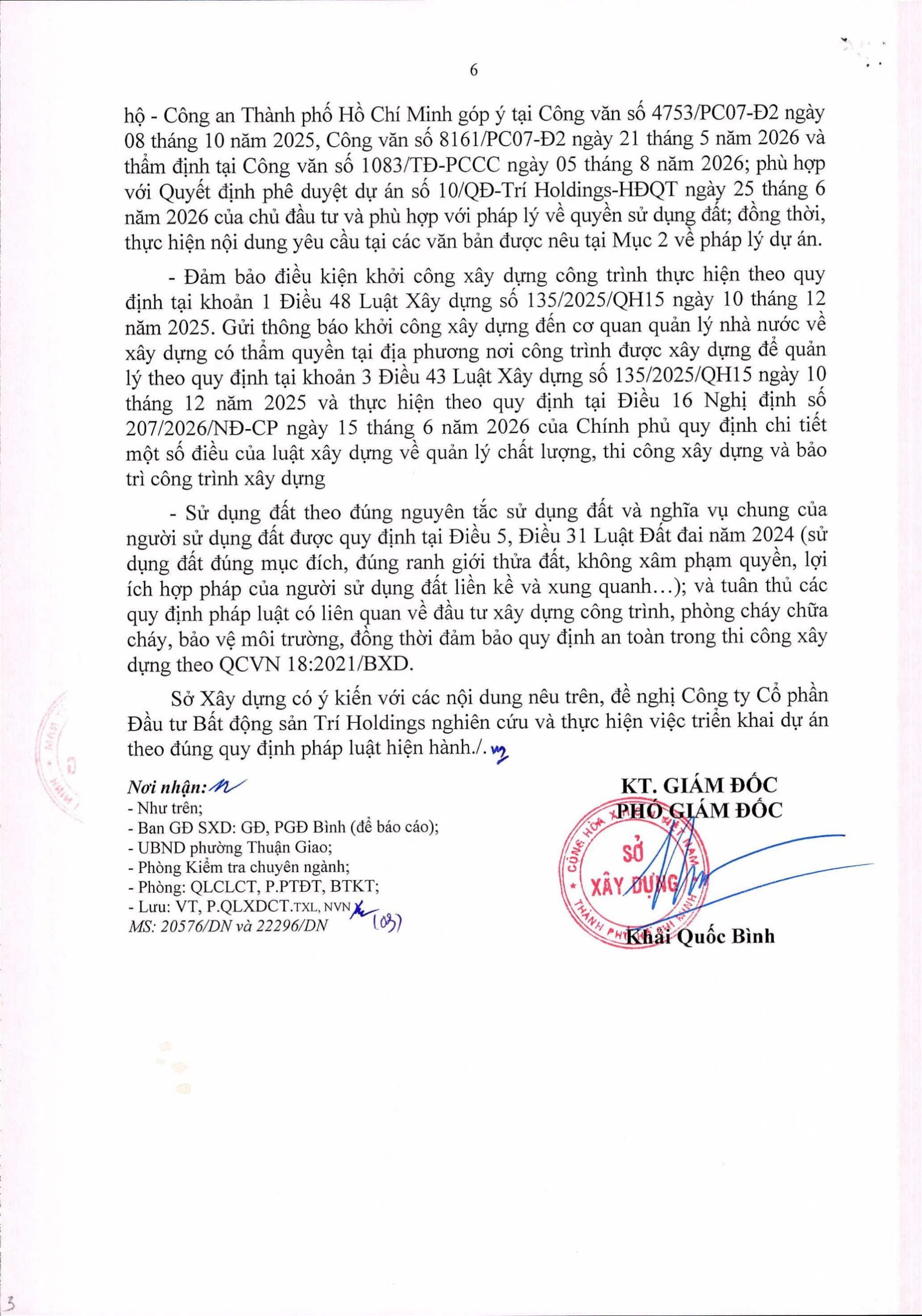 Pháp lý dự án